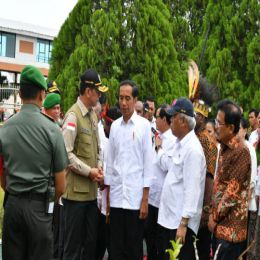Kunjungan Kerja Presiden & Kepala BNPB Pasca Banjir Bandang Papua