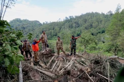 Deputi Bidang Penanganan Darurat BNPB Tinjau Lokasi Longsor Tana Toraja