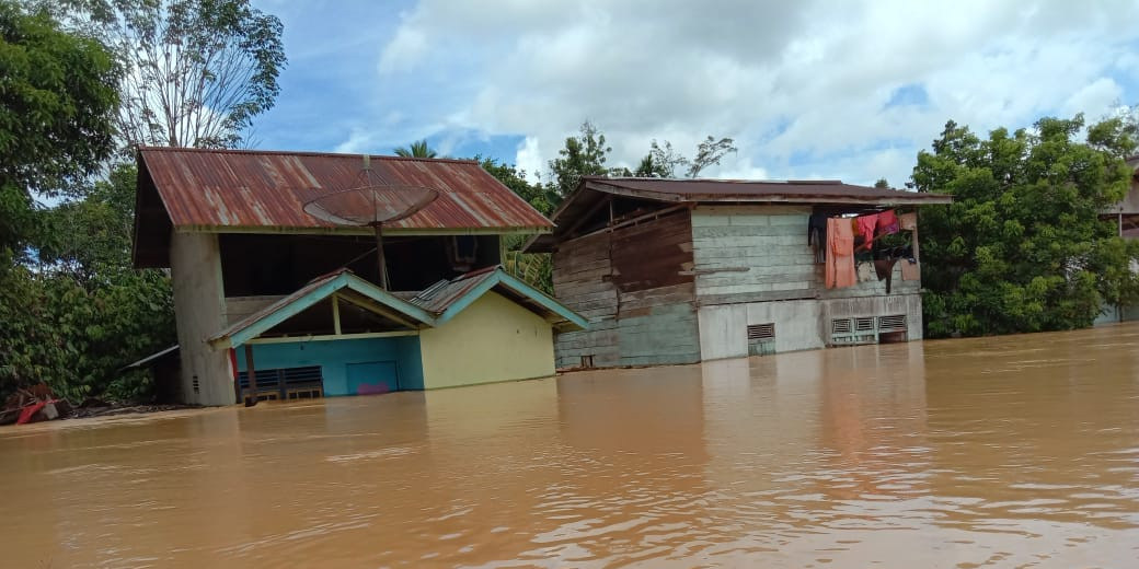 Sebanyak 10 Desa Terdampak Banjir di Kabupaten Landak