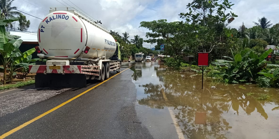 Banjir Merendam Dua Desa Di Tabalong, Berangsur Surut