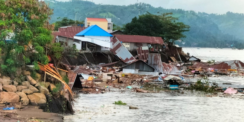 [UPDATE] Sebanyak 266 Jiwa Mengungsi Akibat Abrasi Minahasa Selatan, BPBD Aktifkan Posko Tanggap Darurat