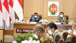 Kepala BNPB Menghadiri Rakor Penanganan PMK di Yogyakarta dan Jawa Tengah