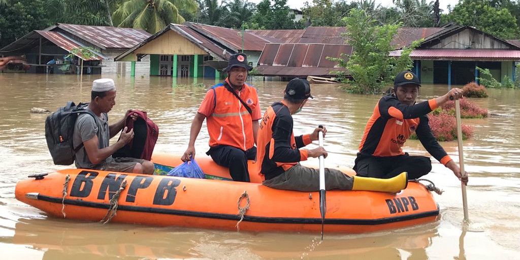 Banjir Kepung Tiga Kecamatan di Paser, Sebanyak 450 Jiwa Mengungsi
