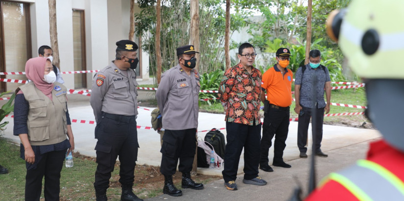Gladi Kebakaran Jelang DWG G20 di Belitung