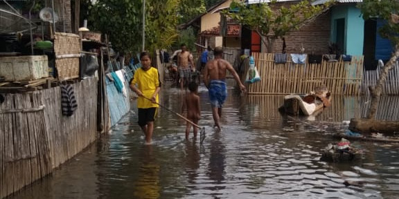 Banjir ROB Rendam 50 Rumah dan 280 Petak Tambak Warga di Bima, Nusa Tenggara Barat