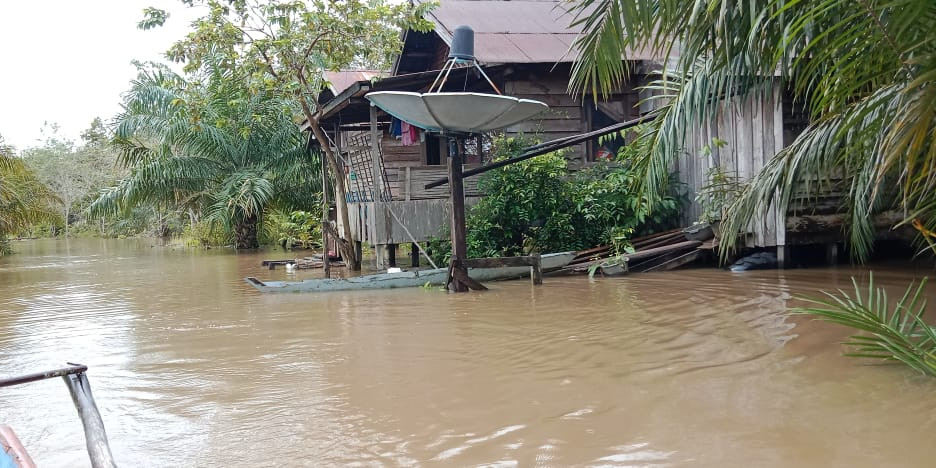 Banjir Masih Menggenang Wilayah Kabupaten Kotawaringin Timur, Tak Ada Laporan Korban Jiwa